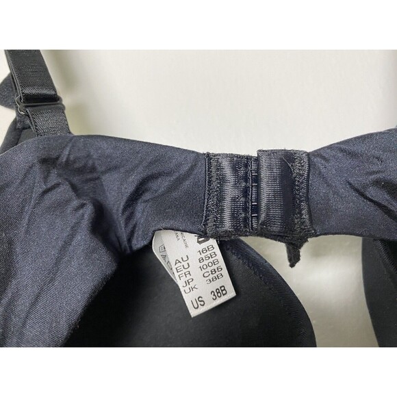 b.tempt'd by Wacoal T-Shirt Bra Future Foundation Underwire Size 38B Black - Picture 8 of 11